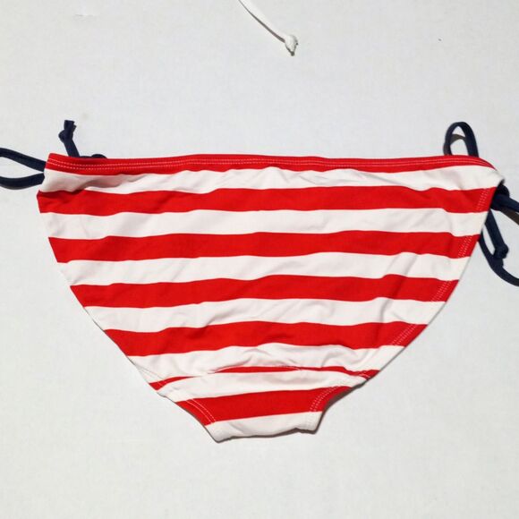 Vtg Old Navy American Flag String Bikini-Small-Shaka-Hang Loose-Y2K-Lined-NEW - Picture 5 of 11